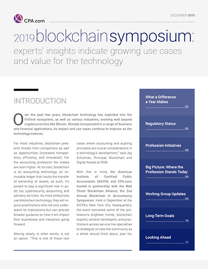 2019 Blockchain Symposium