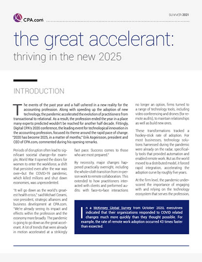 The Great Accelerant: Thriving in the New 2025 Report